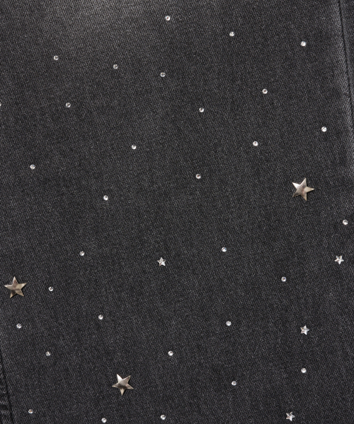 Midnight Move(ミッドナイトムーブ)の「ss cubic pants (black)(デニムパンツ・レディース・その他・SMALL/MEDIUM)」の3枚目の写真