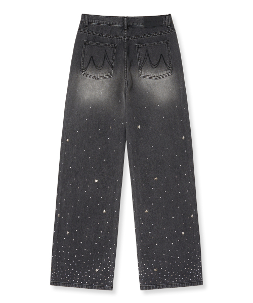 Midnight Move(ミッドナイトムーブ)の「ss cubic pants (black)(デニムパンツ・レディース・その他・SMALL/MEDIUM)」の4枚目の写真
