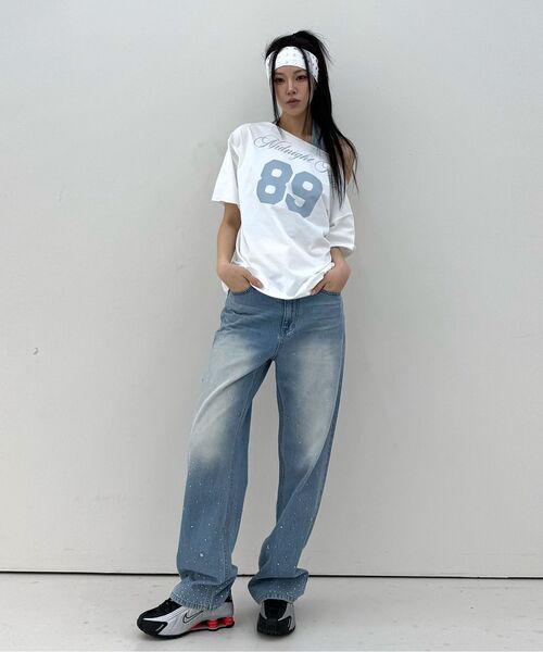 Midnight Move(ミッドナイトムーブ)の「ss cubic pants (black)(デニムパンツ・レディース・その他・SMALL/MEDIUM)」の5枚目の写真