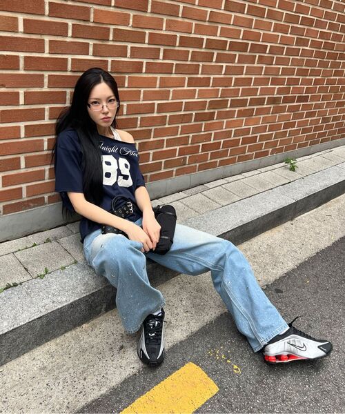 Midnight Move(ミッドナイトムーブ)の「ss cubic pants (black)(デニムパンツ・レディース・その他・SMALL/MEDIUM)」の6枚目の写真