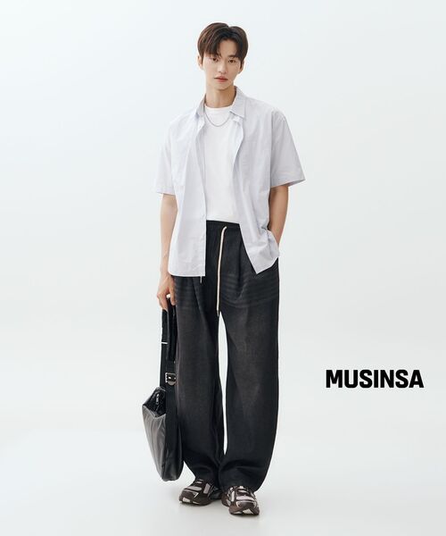 MUSINSA STANDARD（ムシンサスタンダード）の「オーバーサイズスリーブレストップ [ホワイト]（Tシャツ/カットソー・メンズ・その他・X-LARGE/XX-LARGE/SMALL/MEDIUM/LARGE）」の6枚目の写真