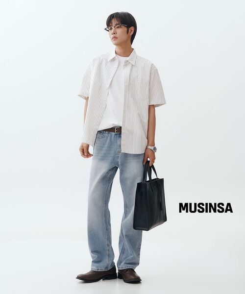 MUSINSA STANDARD（ムシンサスタンダード）の「オーバーサイズスリーブレストップ [ホワイト]（Tシャツ/カットソー・メンズ・その他・X-LARGE/XX-LARGE/SMALL/MEDIUM/LARGE）」の2枚目の写真