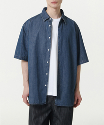 MUSINSA STANDARD（ムシンサスタンダード）の「Relaxed Short Sleeve Denim Shirt [Medium Indigo]（シャツ/ブラウス）」