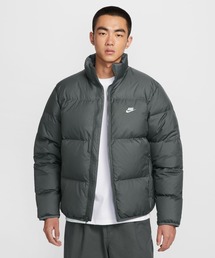 NIKE ダウンジャケット Sサイズ ブラック　黒　肉厚 men's（NIKE）ダウンジャケット（リバーシブル）