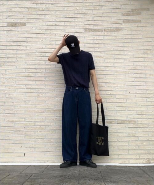 WOOALONG（ウアロン）の「Deep signature logo ball cap - BLACK（キャップ・レディース・ブラック・MEDIUM/SMALL）」の9枚目の写真