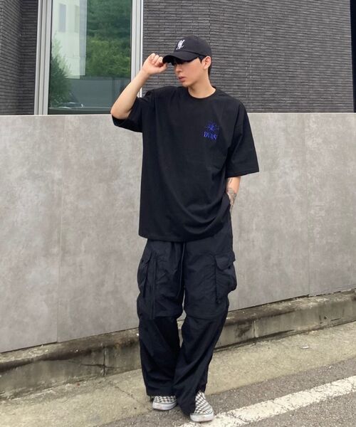 WOOALONG（ウアロン）の「Deep signature logo ball cap - BLACK（キャップ・レディース・ブラック・MEDIUM/SMALL）」の21枚目の写真