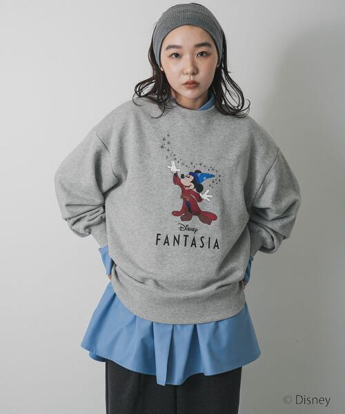 SENSE OF PLACE by URBAN RESEARCH(センスオブプレイスバイアーバンリサーチ)の「『別注』FANTASIA/スウェット(スウェット・レディース・チャコールグレー/ライトグレー/オートミール・ONE)」の12枚目の写真