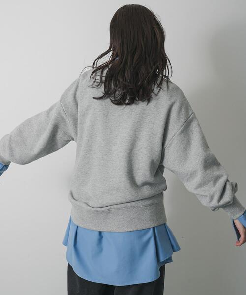 SENSE OF PLACE by URBAN RESEARCH(センスオブプレイスバイアーバンリサーチ)の「『別注』FANTASIA/スウェット(スウェット・レディース・チャコールグレー/ライトグレー/オートミール・ONE)」の14枚目の写真