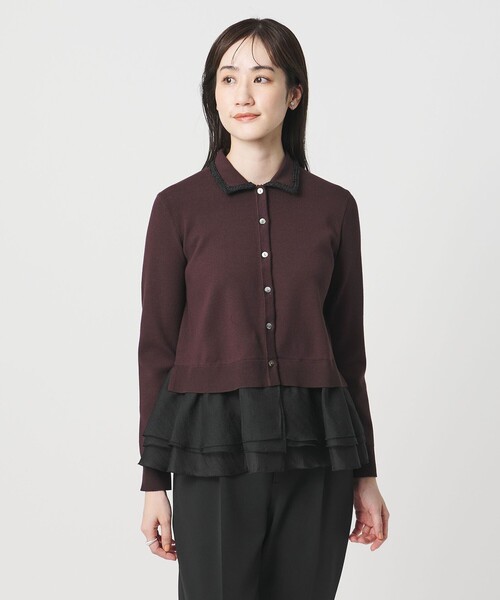 完売ユナイテッドアローズ　レディー ポロコンビ ニット ウォッシャブル UNITED ARROWS｜レディー ポロコンビ ニット ウォッシャブル | Rakuten