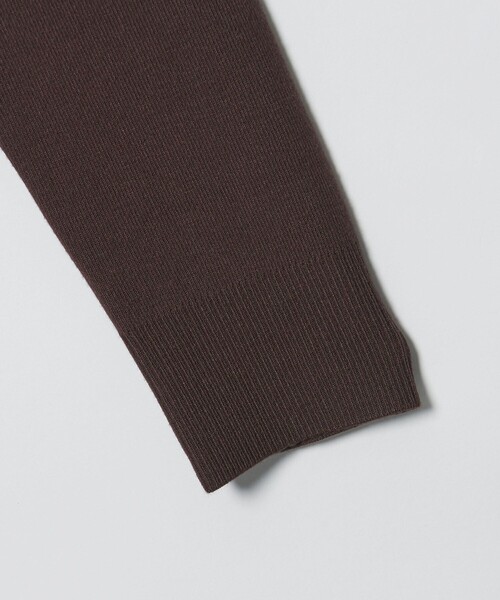 UNITED ARROWS（ユナイテッドアローズ）の「レディー ポロコンビ  ロングスリーブニット（カーディガン/ボレロ・レディース・ブラック/ダークブラウン・FREE）」の12枚目の写真