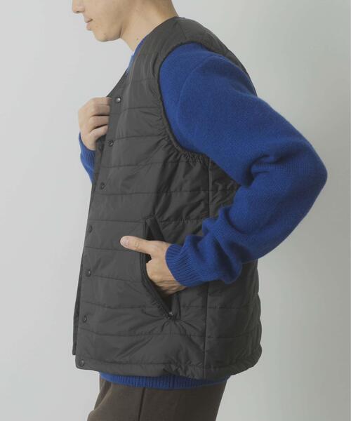 ITEMS URBANRESEARCH（アイテムズ アーバンリサーチ）の「高機能 パデッドベスト（ダウンベスト・メンズ・ダークグレー/ブラック・MEDIUM/LARGE）」の22枚目の写真