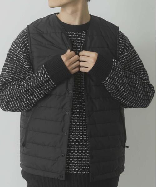 ITEMS URBANRESEARCH（アイテムズ アーバンリサーチ）の「高機能 パデッドベスト（ダウンベスト・メンズ・ダークグレー/ブラック・MEDIUM/LARGE）」の12枚目の写真