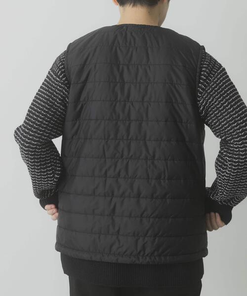 ITEMS URBANRESEARCH（アイテムズ アーバンリサーチ）の「高機能 パデッドベスト（ダウンベスト・メンズ・ダークグレー/ブラック・MEDIUM/LARGE）」の9枚目の写真