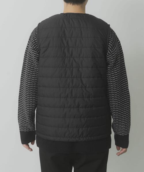 ITEMS URBANRESEARCH（アイテムズ アーバンリサーチ）の「高機能 パデッドベスト（ダウンベスト・メンズ・ダークグレー/ブラック・MEDIUM/LARGE）」の6枚目の写真