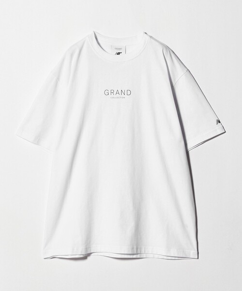 Steven Alan(スティーブンアラン)の「<GRAND COLLECTION × New Balance> LOGO SSL TEE/Tシャツ(Tシャツ/カットソー・メンズ・ホワイト・M/L)」の1枚目の写真