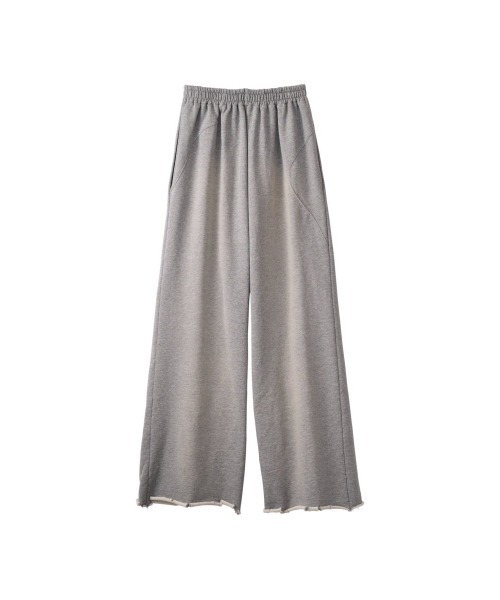 Knuth Marf（クヌースマーフ）の「wide-leg sweatpants(unisex)（スウェットパンツ・レディース・ブラック/グレー・X-SMALL/SMALL/MEDIUM）」の2枚目の写真