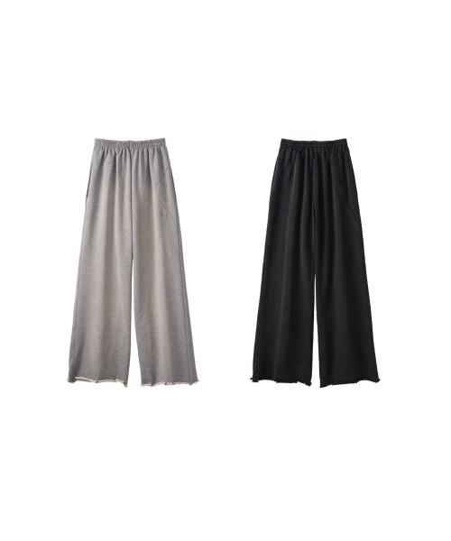 Knuth Marf（クヌースマーフ）の「wide-leg sweatpants(unisex)（スウェットパンツ・レディース・ブラック/グレー・X-SMALL/SMALL/MEDIUM）」の7枚目の写真