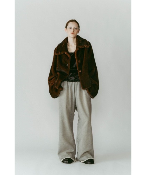 Knuth Marf（クヌースマーフ）の「wide-leg sweatpants(unisex)（スウェットパンツ・レディース・ブラック/グレー・X-SMALL/SMALL/MEDIUM）」の8枚目の写真