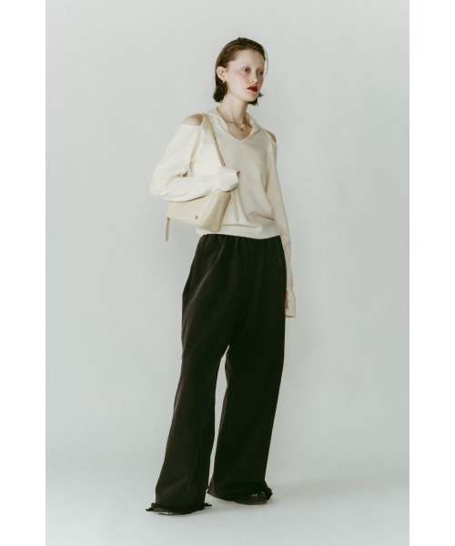 Knuth Marf（クヌースマーフ）の「wide-leg sweatpants(unisex)（スウェットパンツ・レディース・ブラック/グレー・X-SMALL/SMALL/MEDIUM）」の16枚目の写真