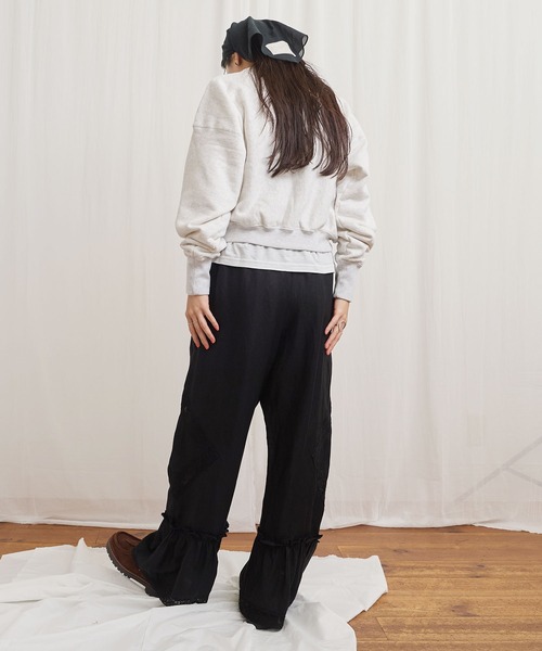 fig London(フィグロンドン)の「Oolong pants(その他パンツ・レディース・ブラック/チェック/ホワイト・FREE)」の14枚目の写真