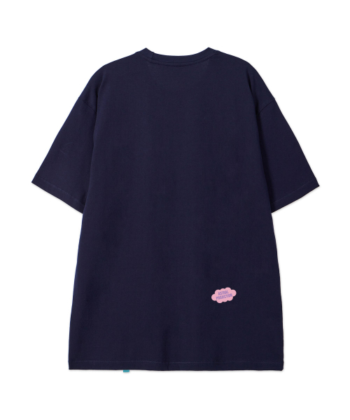 ASTRAL PROJECTION（アストラルプロジェクション）の「[ビヨンドウィズアストラル]コットンルーズフィット半袖Tシャツ_スペースネイビー（Tシャツ/カットソー・メンズ・その他・LARGE/MEDIUM/X-LARGE/XX-LARGE）」の3枚目の写真