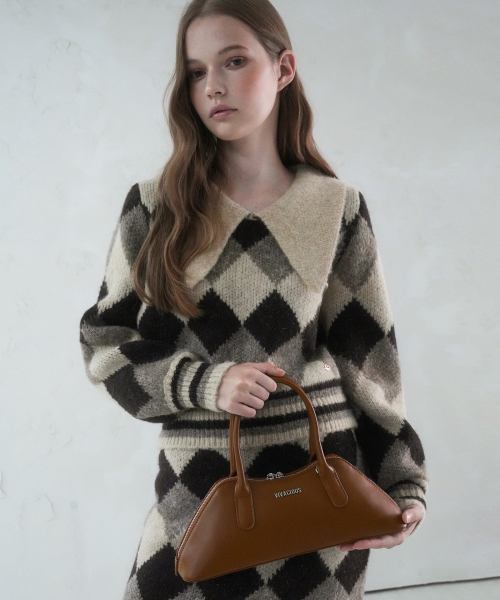 Vivacious（ビバシャス）の「Kate Handle Bag - 4COL（トートバッグ・レディース・クリアブラック/ブラック/ピンク/ブラウン・FREE）」の6枚目の写真