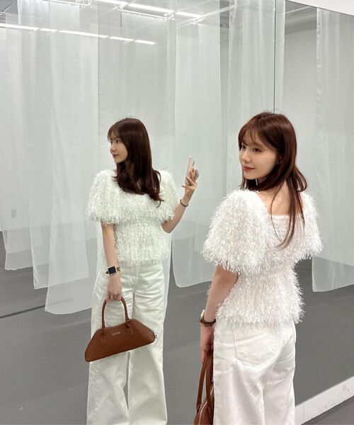 Vivacious（ビバシャス）の「Kate Handle Bag - 4COL（トートバッグ・レディース・クリアブラック/ブラック/ピンク/ブラウン・FREE）」の14枚目の写真