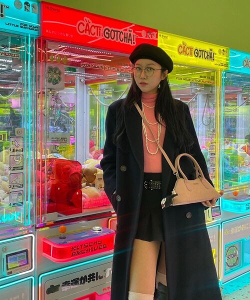 Vivacious（ビバシャス）の「Kate Handle Bag - 4COL（トートバッグ・レディース・クリアブラック/ブラック/ピンク/ブラウン・FREE）」の18枚目の写真