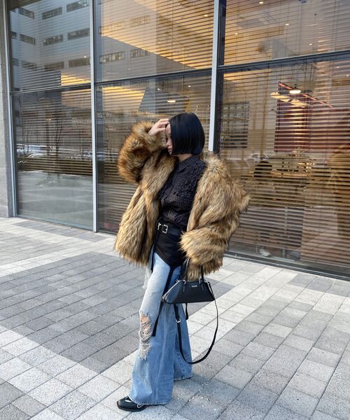 Vivacious（ビバシャス）の「Kate Handle Bag - 4COL（トートバッグ・レディース・クリアブラック/ブラック/ピンク/ブラウン・FREE）」の20枚目の写真