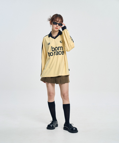 MOO(エムオーオー)の「本トラックロングスリーブフットボールジャージ - ブラック(Tシャツ/カットソー・レディース・その他・MEDIUM/LARGE)」の9枚目の写真