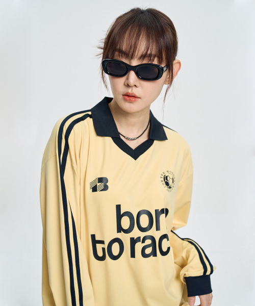 MOO(エムオーオー)の「本トラックロングスリーブフットボールジャージ - ブラック(Tシャツ/カットソー・レディース・その他・MEDIUM/LARGE)」の10枚目の写真