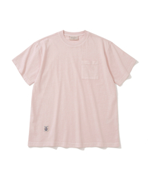 UNIFORM BRIDGE | pigment dyeing s/s round neck t-shirt light pink(Tシャツ/カットソー)