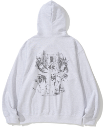 Punishment Pullover Hood - Light Grey