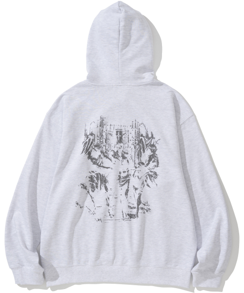 NOT4NERD(ノットフォーナード)の「Punishment Pullover Hood - Light Grey(パーカー・レディース・その他・MEDIUM/LARGE/X-LARGE)」の1枚目の写真