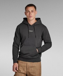 G-STAR | CENTER CHEST LOGO HOODIE/クラシックロゴスウェットパーカー(パーカー)
