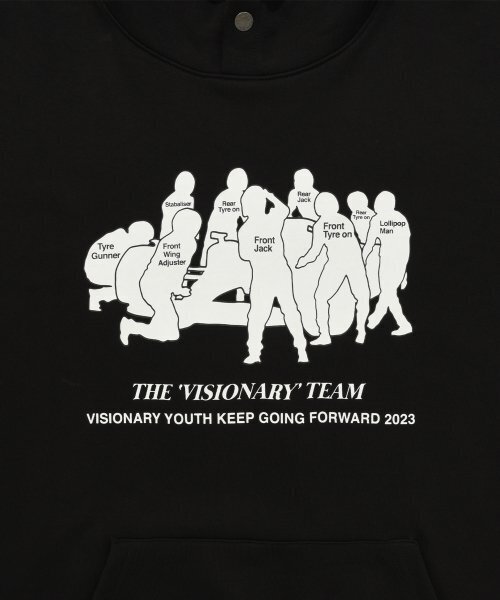 VISION STREET WEAR（ヴィジョンストリートウェア）の「VSW V-1 Pit Stop Hoodie Black（パーカー・レディース・その他・MEDIUM/SMALL/LARGE）」の7枚目の写真