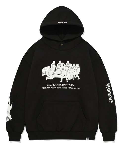 VISION STREET WEAR（ヴィジョンストリートウェア）の「VSW V-1 Pit Stop Hoodie Black（パーカー・レディース・その他・MEDIUM/SMALL/LARGE）」の8枚目の写真