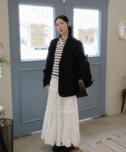 COSTUME O’CLOCK（コスチュームオクロック）の「コットンルーズフィットウォッシュドブレザー ネイビー COOSJK039NAVY（テーラードジャケット・メンズ・その他・SMALL/MEDIUM/LARGE）」の17枚目の写真