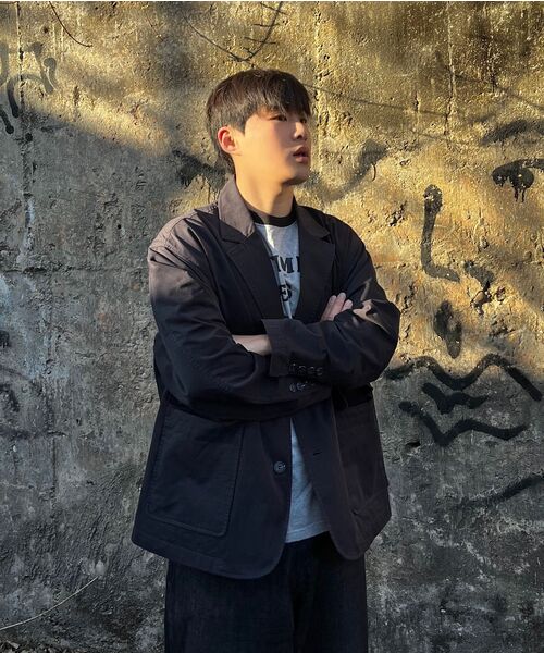 COSTUME O’CLOCK（コスチュームオクロック）の「コットンルーズフィットウォッシュドブレザー ネイビー COOSJK039NAVY（テーラードジャケット・メンズ・その他・SMALL/MEDIUM/LARGE）」の5枚目の写真