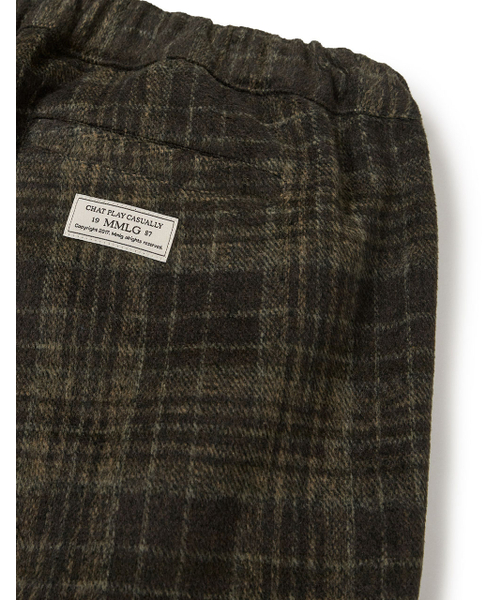 MMLG（エムエムエルジー）の「[Mmlg] PLAID EASY PANTS (BROWN)（スラックス・レディース・その他・SMALL/MEDIUM/LARGE）」の6枚目の写真