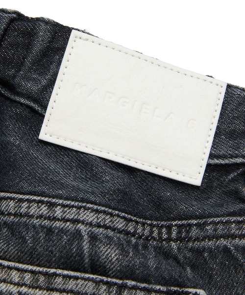 MM6 Maison Margiela（ｴﾑｴﾑｼｯｸｽ ﾒｿﾞﾝ ﾏﾙｼﾞｪﾗ）の「MM6 Maison Margiela(エムエムシックス メゾン マルジェラ)Kids & Junior デニムショートパンツ（その他パンツ・キッズ・ブラック・16Y/14Y）」の4枚目の写真