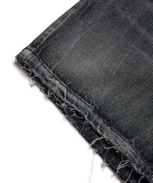 MM6 Maison Margiela（ｴﾑｴﾑｼｯｸｽ ﾒｿﾞﾝ ﾏﾙｼﾞｪﾗ）の「MM6 Maison Margiela(エムエムシックス メゾン マルジェラ)Kids & Junior デニムショートパンツ（その他パンツ・キッズ・ブラック・16Y/14Y）」の5枚目の写真