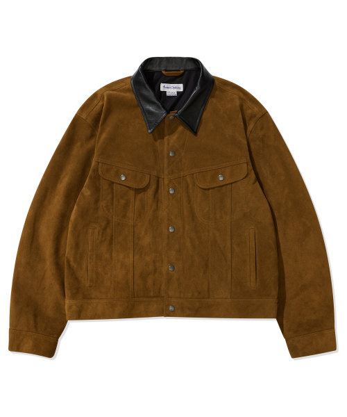 SUEDE WESTERNER JACKET BROWN