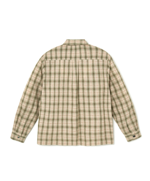 LORES（ロアス）の「Plaid Cropped Shirts - Brown（シャツ/ブラウス・レディース・その他・LARGE/MEDIUM）」の2枚目の写真