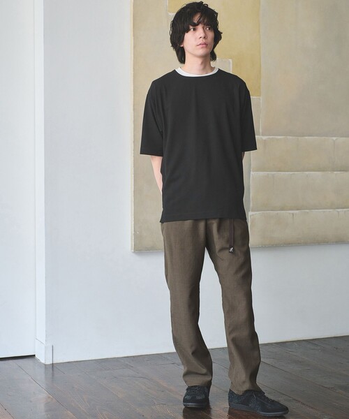 Gramicci（グラミチ）の「【別注】＜Gramicci＞麻 ブレンド ワイドテーパード イージーパンツ（その他パンツ・メンズ・ダークブラウン/ブラック/ダークグレー・L/M/S/XL）」の7枚目の写真