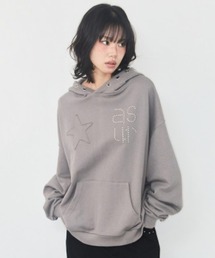 ◇ASYOUARE◇ブランド直輸入正規品/スター アイレット フーディー STAR EYELET HOODIE