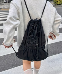 SOLLON.（ソルロン）の「メッシュポケットドローコードナップサック（バックパック/リュック）」