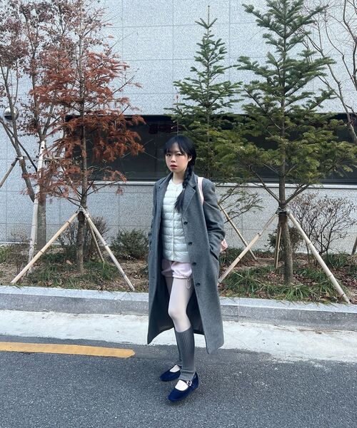 DIFFERSHOE（ディファーシュー）の「ベルリン スクエア メリージェーン 5CM [ネイビー]（バレエシューズ・レディース・ネイビー・25cm/22.5cm/23cm/23.5cm/24cm/24.5cm）」の3枚目の写真