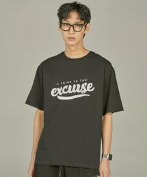 EXCURSE（エクスカース）の「ECプレミアムオーバーサイズハーフTシャツブラック×ホワイト（Tシャツ/カットソー）」