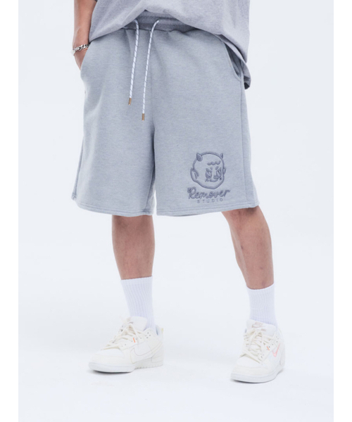 REMOVERSTUDIO（リムーバースタジオ）の「デビルビッグロゴハーフパンツ[グレー]（その他パンツ・メンズ・その他・LARGE/X-LARGE）」の4枚目の写真